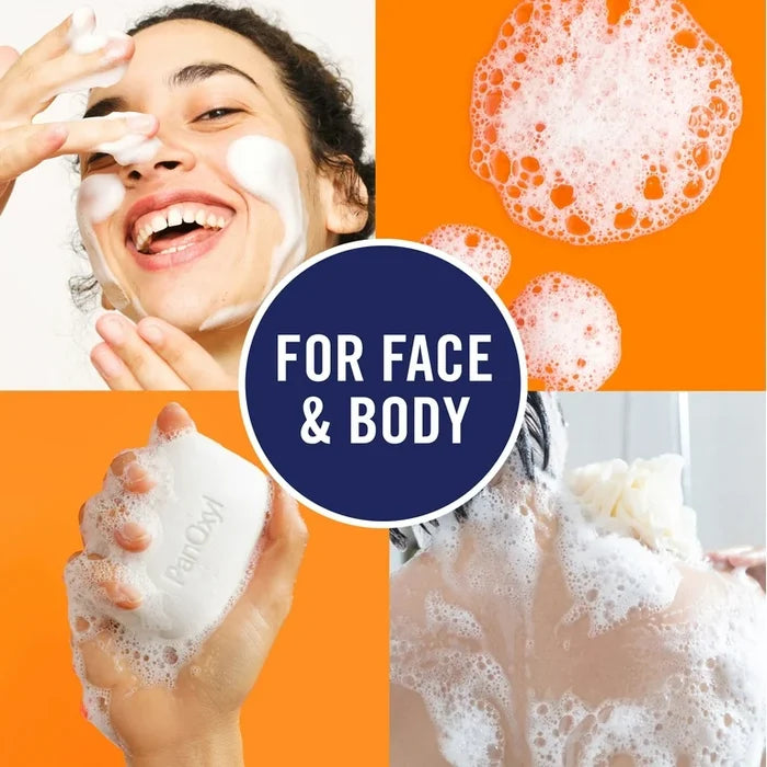 PANOXYL Acne Treatment Bar For Face & Body 10% Benzoyl Peroxide Maximum Strength صابونة علاج الحبوب بنزويل بروكسيد من بانوكسيل