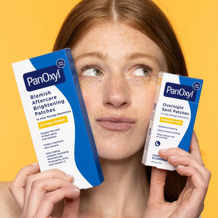 PanOxyl PM Blemish Aftercare Brightening 16 Patches لاصقات بانأوكسيل الليلية للعناية بالبثور