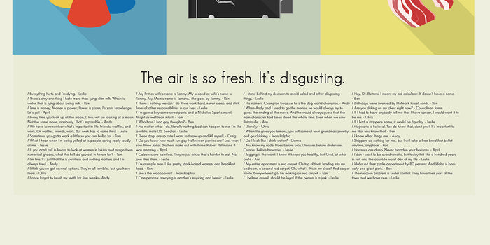 Parks and Recreation - The Series Mid-Century Modern Print LARGE | 18"x24" Print only