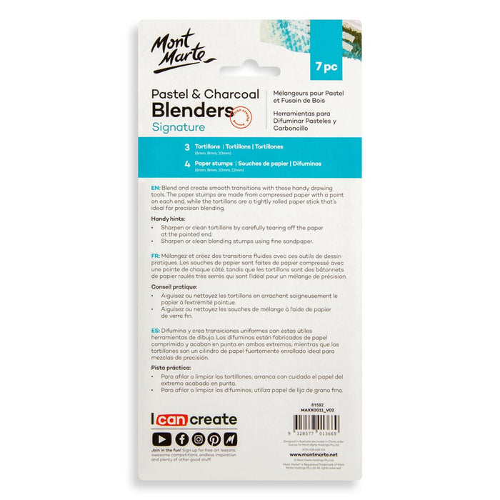 Pastel & Charcoal Blenders Signature 7pc