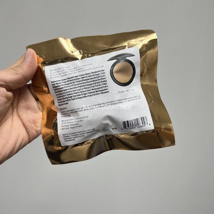 PAT MCGRATH LABS 眼部蜜粉 Pat Mcgrath眼下眼部定妝蜜粉餅Light 透明色 柔焦淚溝4g