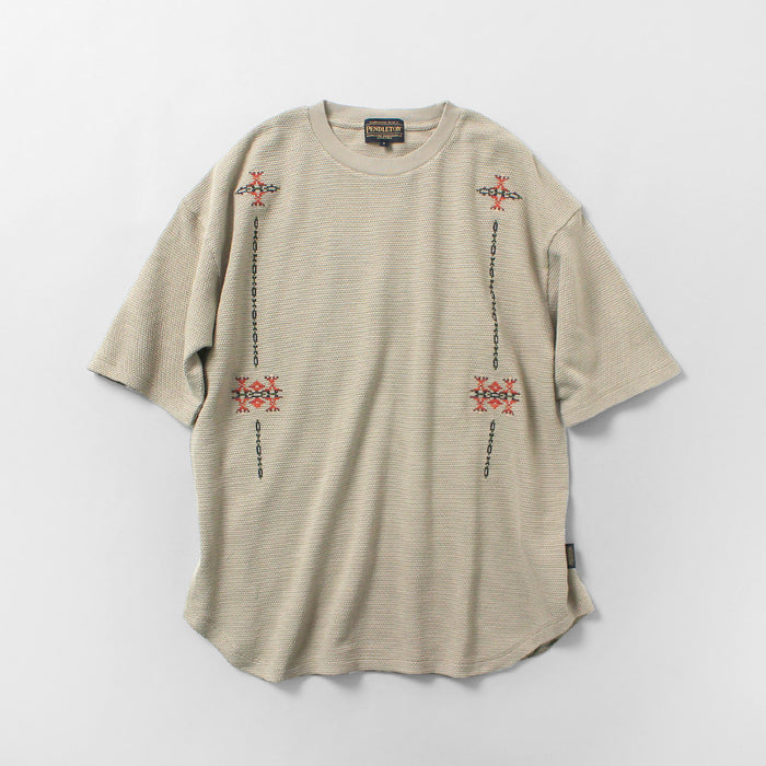 PENDLETON / Heavyweight Pique Embroidered T-Shirt