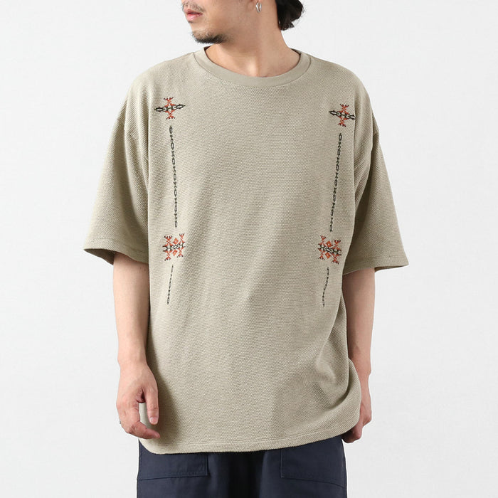 PENDLETON / Heavyweight Pique Embroidered T-Shirt