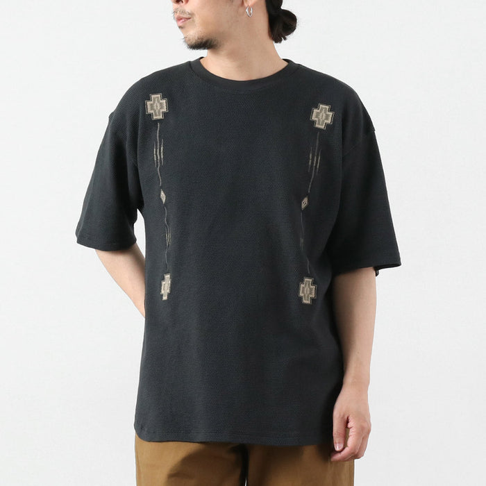 PENDLETON / Heavyweight Pique Embroidered T-Shirt