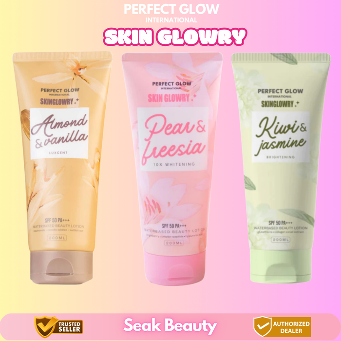 Perfect Glow Skin Glowry Waterbased Beauty Lotion SPF 50