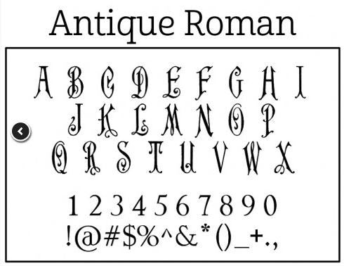 Personalized Stamper Antique Roman