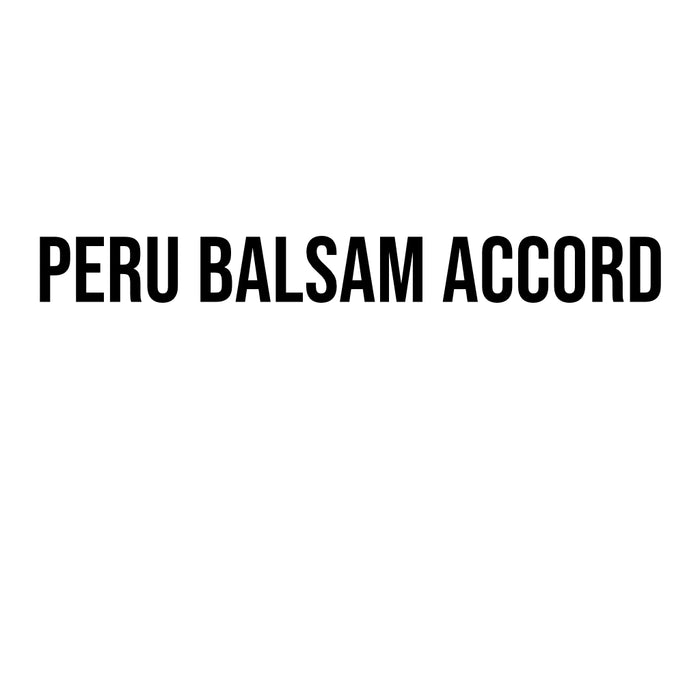 Peru Balsam Accord - World of Aromas