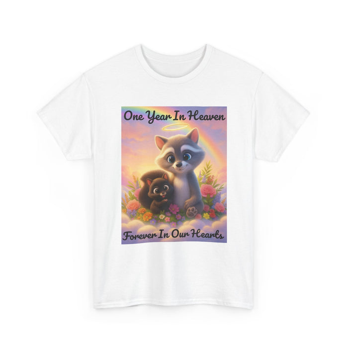 P'Nut & Fred Memorial T-Shirt - One Year in Heaven, Forever In Our Hearts