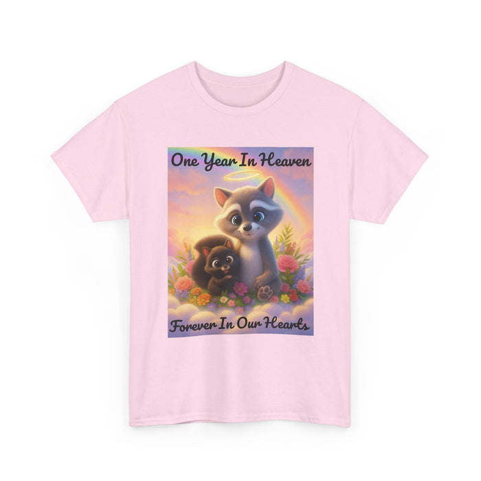 P'Nut & Fred Memorial T-Shirt - One Year in Heaven, Forever In Our Hearts