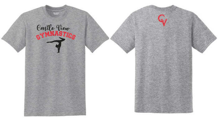 Ponderosa Gymnastics Basic Tee- Matte or Glitter