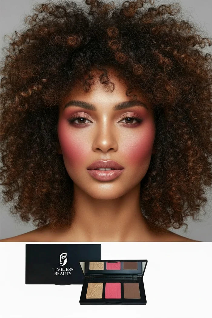 Timeless_Beauty Pro Cheek Palette Pop - lake, red