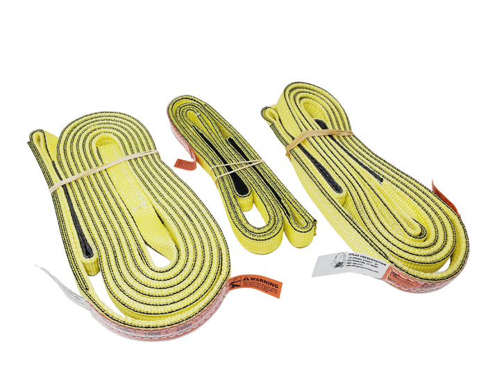 Professional Lifting Straps - 1" Wide, Eye & Eye-DD Slings-Atlas Preservation