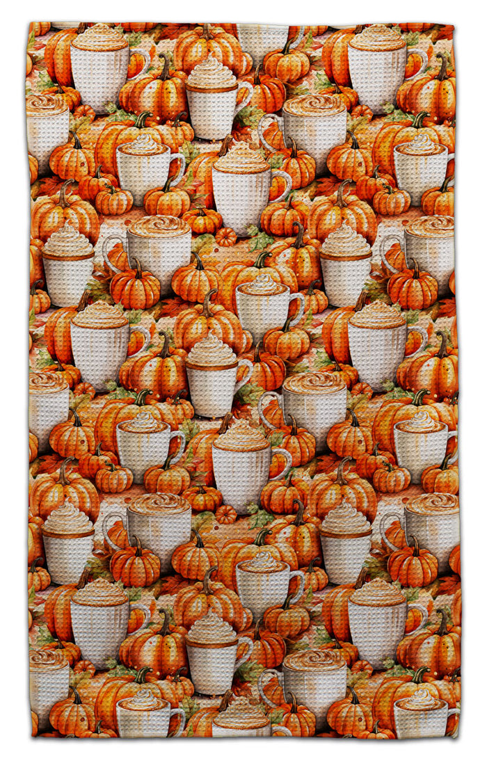 Pumpkin Spice Latte Eco-Friendly Towel - CJ Bella Co.