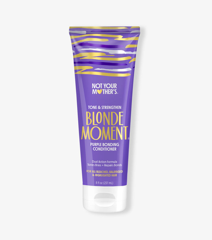 Reduce brassy tones and restore bonds with Blonde Moment conditioner.