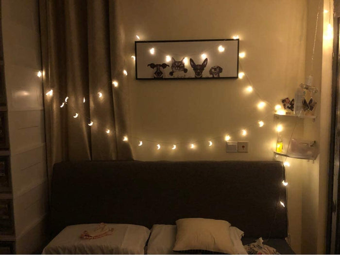 Ramadan Moon Shaped LED String Lights nebula-light.com