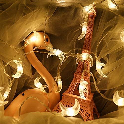 Ramadan Moon Shaped LED String Lights nebula-light.com