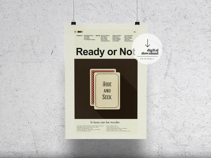 Ready or Not | DIGITAL ARTWORK DOWNLOAD