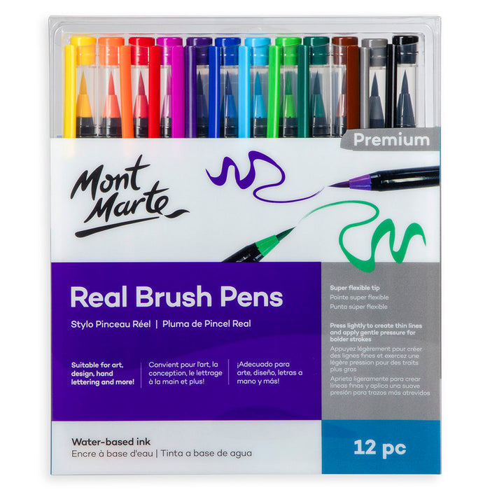 Real Brush Pens Premium 12pc