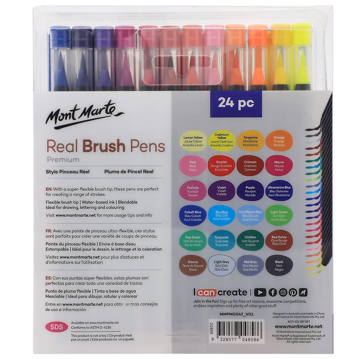 Real Brush Pens Premium 24pc