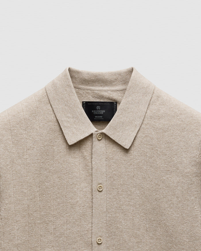 Reigning Champ Cotton Linen Piazza Shirt