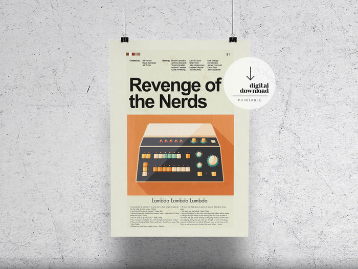 Revenge of the Nerds | DIGITAL ARTWORK DOWNLOAD
