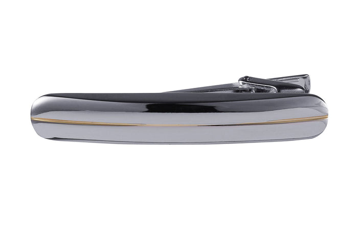Rhodium Gold Plated Tie Bar