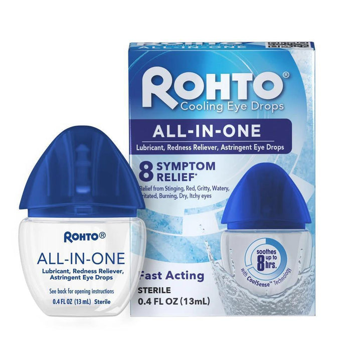 Rohto Mentholatum Cooling Eye Drops All-In-One 13 mL