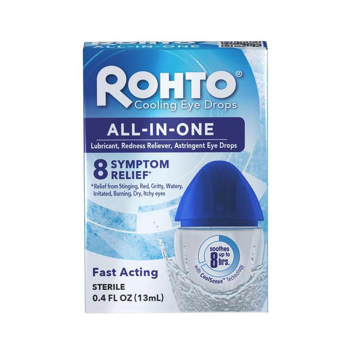 Rohto Mentholatum Cooling Eye Drops All-In-One 13 mL