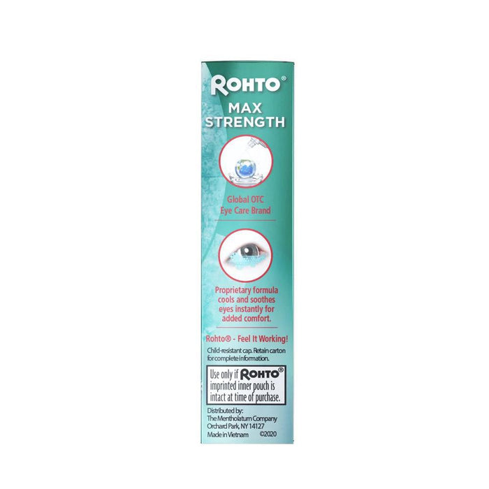 Rohto Mentholatum Max Strength Redness Relief Eye Drops 13 mL