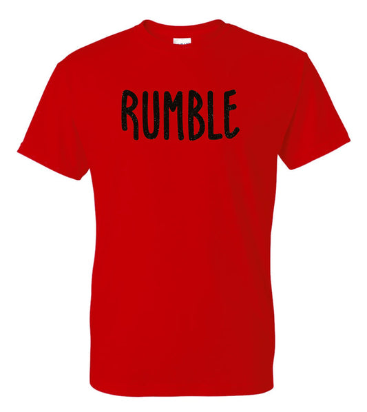 Rumble Staff Basic RUMBLE Tee- Matte or Glitter