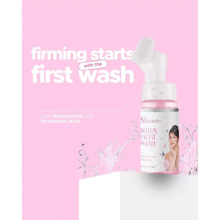 S & J Beauty’s Botox Facial Wash with Hyaluronic Acid and Niacinamide 100ml Tighten Pores