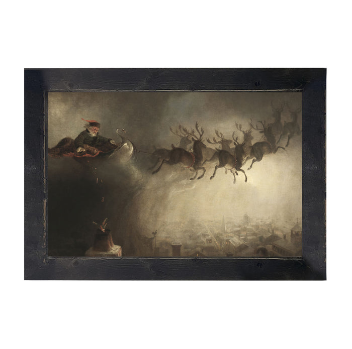 Santa delivering presents