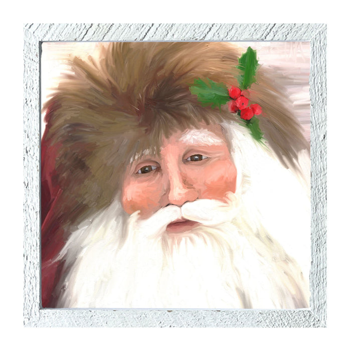 Santa with mistletoe