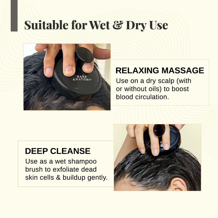Scalp Massager For Hair Growth, Scalp Exfoliation & Deep Cleansing | Pack of 3