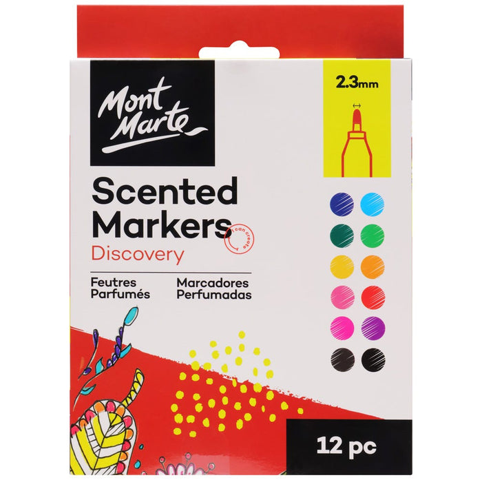Scented Markers Discovery 2.3mm (0.09in) Tip 12pc