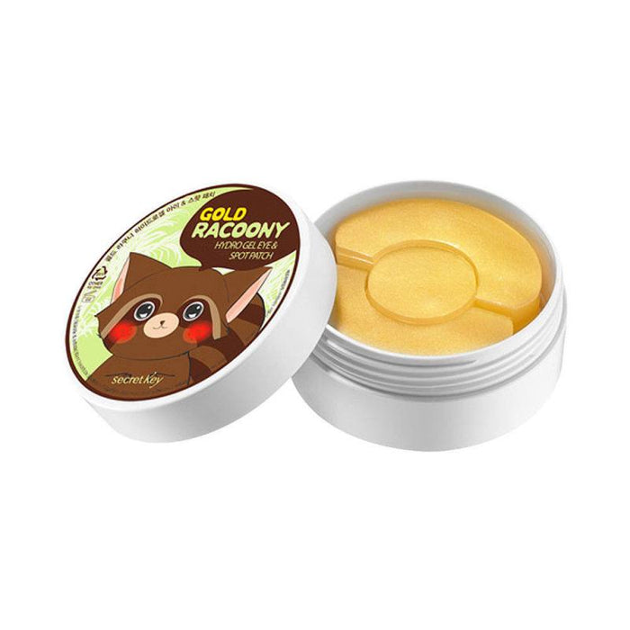 SECRET KEY Gold Racoony Hydro Gel Eye & Spot Patch شرائح العين والبشرة بالذهب