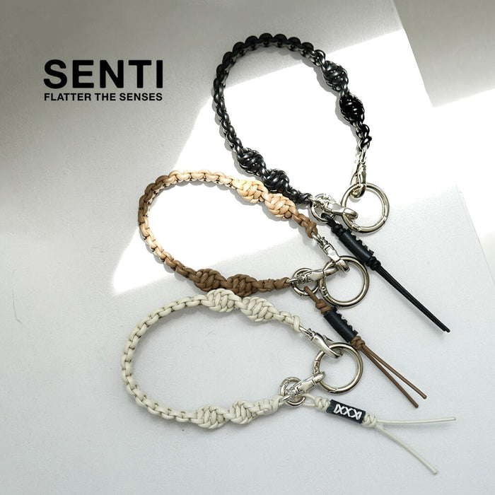 SENTI / Braided Leather Hand Strap