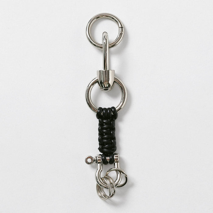 SENTI / Braided Leather Keychain