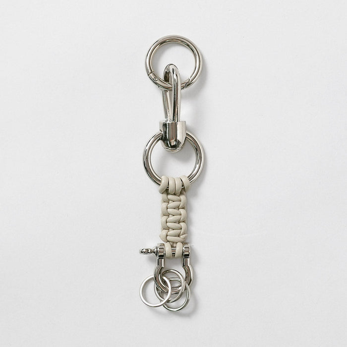SENTI / Braided Leather Keychain