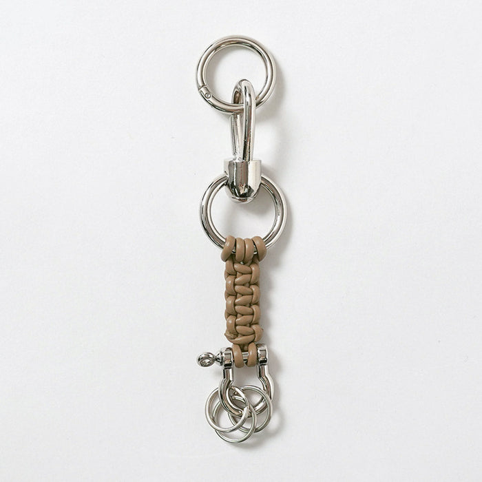 SENTI / Braided Leather Keychain