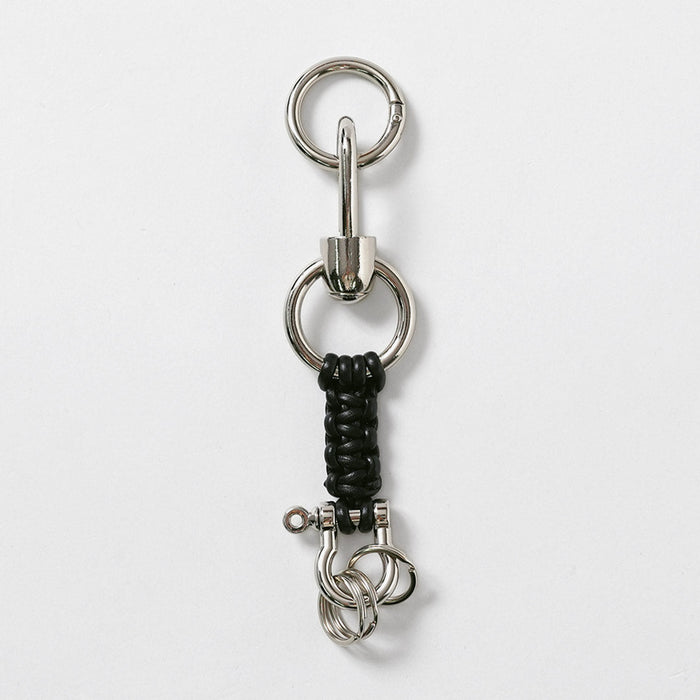 SENTI / Braided Leather Keychain
