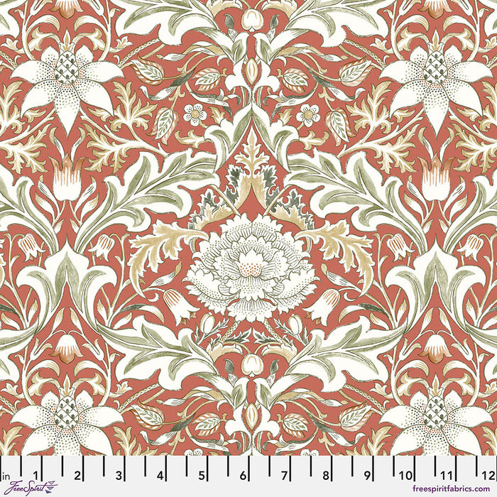 Severne Red by The Original Morris & Co Fabrics