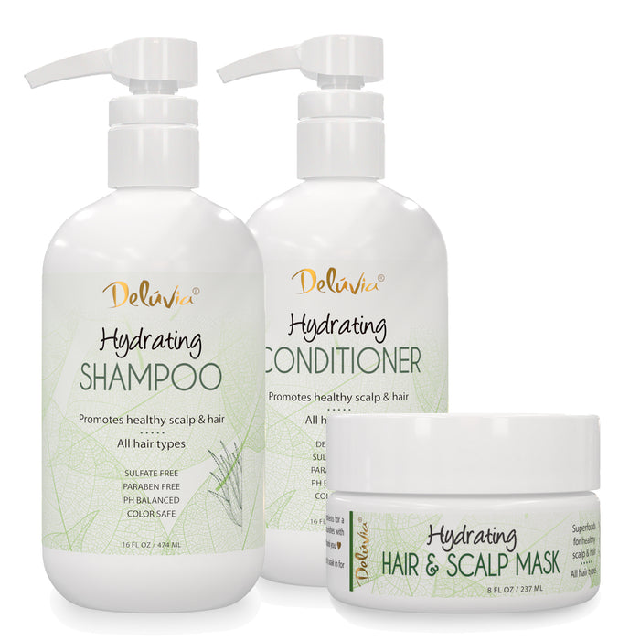 Shampoo & Conditioner & Mask (3pk) Hair
