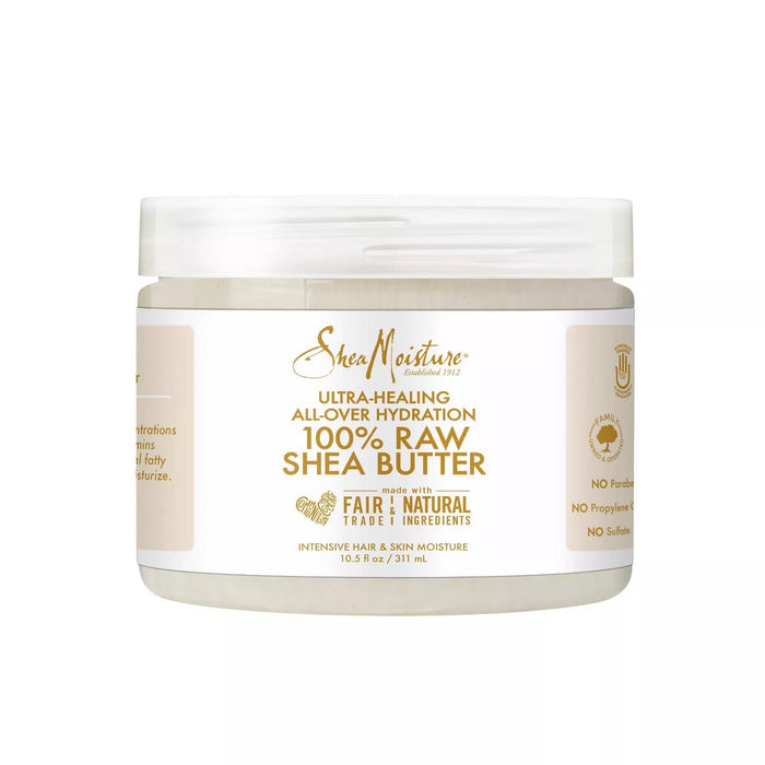 SHEA MOISTURE All-Over Hydration 100% Raw Shea Butter Intensive Hair & Skin Moisture