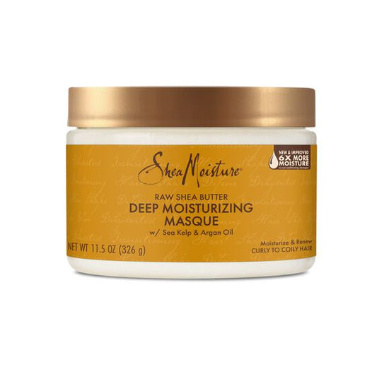 SHEA MOISTURE  Raw Shea Butter Deep Moisturizing Hair Masque for Curly Hair  ماسك ترطيب الشعر الكيرلي