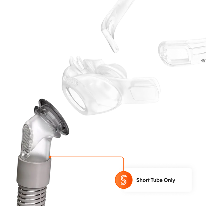 Short Tube Assembly for Swift FX Nasal Pillow