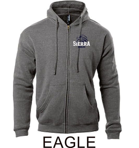 Sierra Premium Unisex Zip Up Hoodie