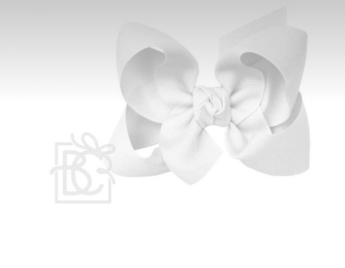 Signature Grosgrain Bow on Clip 4.5in Large