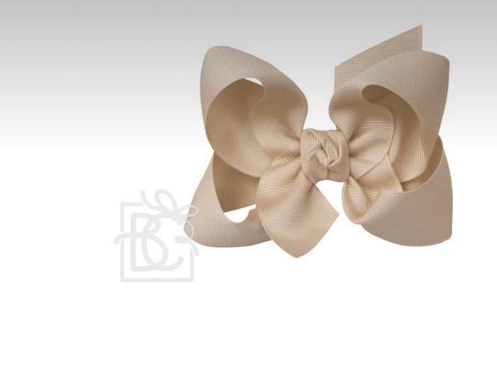 Signature Grosgrain Bow on Clip 4.5in Large