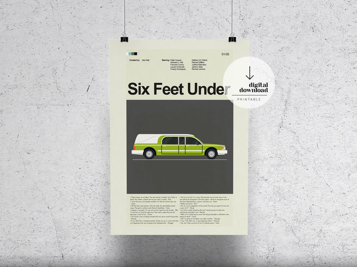 Six Feet Under | DIGITAL ARTWORK DOWNLOAD